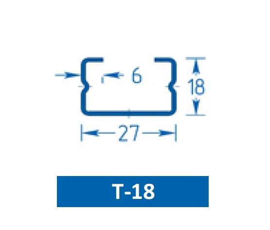 Траверса монтажна Т-18, 1.0мм  140 г/м.кв.